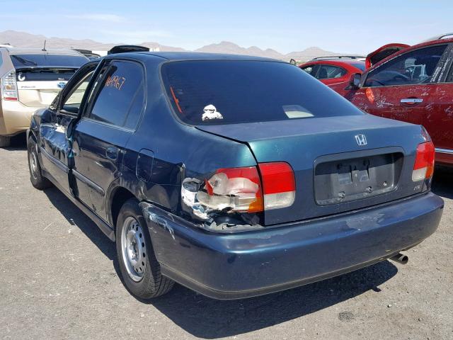 1HGEJ6629TL006947 - 1996 HONDA CIVIC DX GREEN photo 3