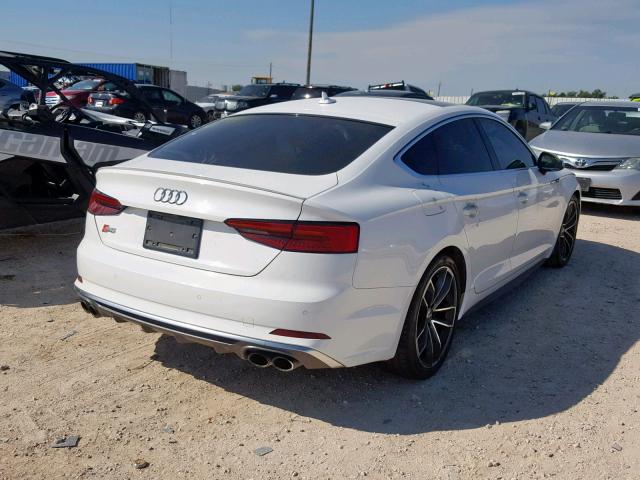 WAUB4CF50JA005936 - 2018 AUDI S5 PREMIUM WHITE photo 4