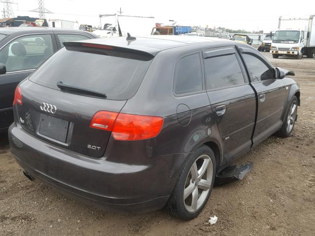 WAUHF78P48A118051 - 2008 AUDI A3 2.0 BLACK photo 4