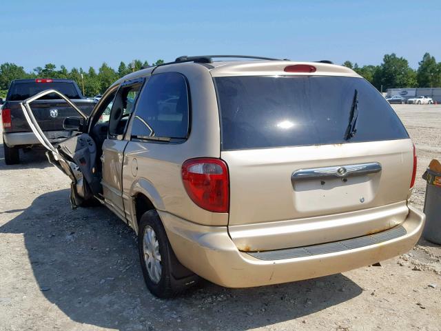 2C4GP54321R350572 - 2001 CHRYSLER TOWN & COU GOLD photo 3