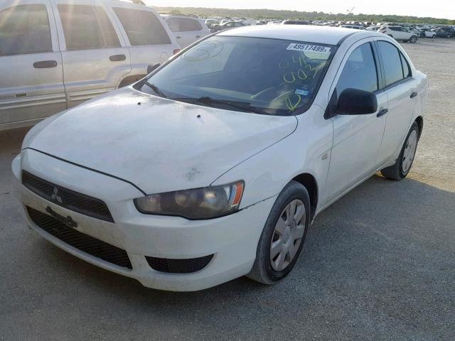 JA3AU16U68U041003 - 2008 MITSUBISHI LANCER DE WHITE photo 2