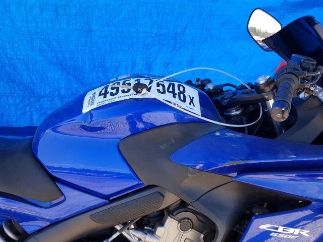 MLHRC7409E5000622 - 2014 HONDA CBR650 F BLUE photo 5