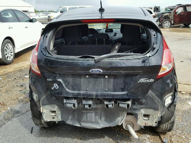 3FADP4EJ4GM136845 - 2016 FORD FIESTA SE BLACK photo 9