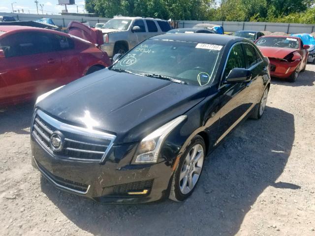 1G6AA5RX3D0124321 - 2013 CADILLAC ATS BLACK photo 2