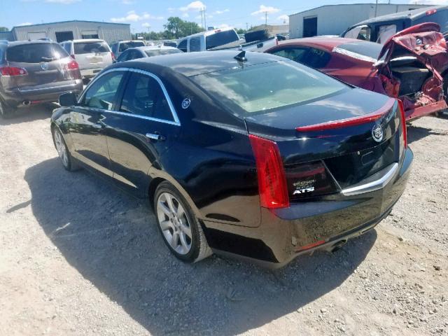 1G6AA5RX3D0124321 - 2013 CADILLAC ATS BLACK photo 3