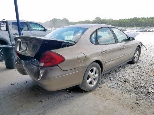 1FAFP55U23G126554 - 2003 FORD TAURUS SES TAN photo 4