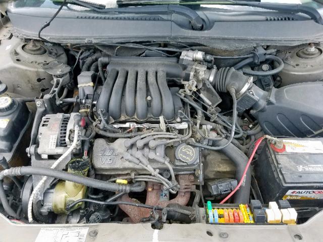 1FAFP55U23G126554 - 2003 FORD TAURUS SES TAN photo 7