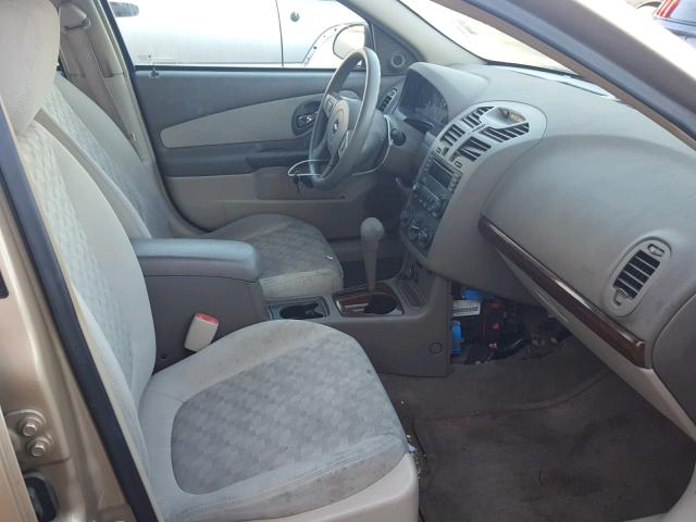 1G1ZT54815F200233 - 2005 CHEVROLET MALIBU LS 金色 照片 5