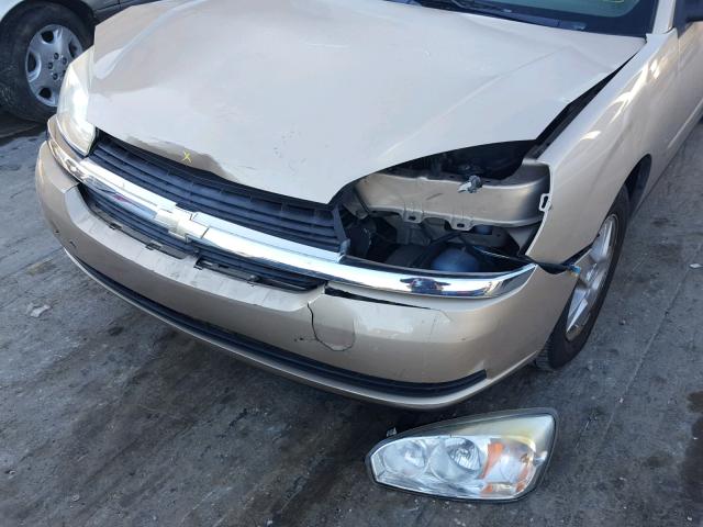 1G1ZT54815F200233 - 2005 CHEVROLET MALIBU LS 金色 照片 9