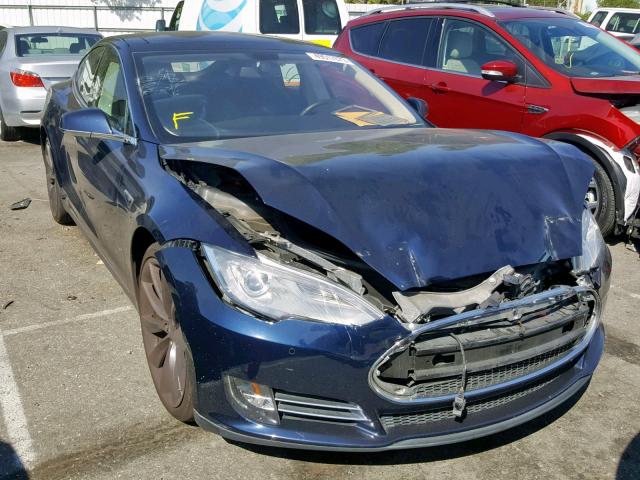 5YJSA1H1XEFP32623 - 2014 TESLA MODEL S أسود صورة 1