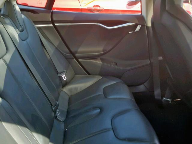 5YJSA1H1XEFP32623 - 2014 TESLA MODEL S أسود صورة 6