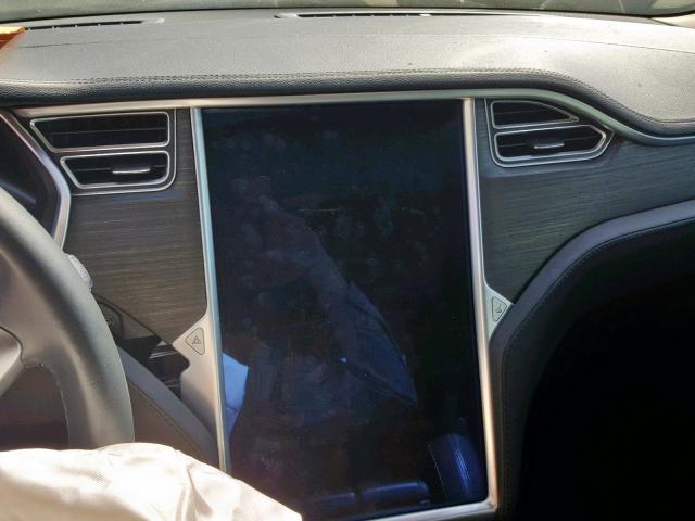 5YJSA1H1XEFP32623 - 2014 TESLA MODEL S BLACK photo 8