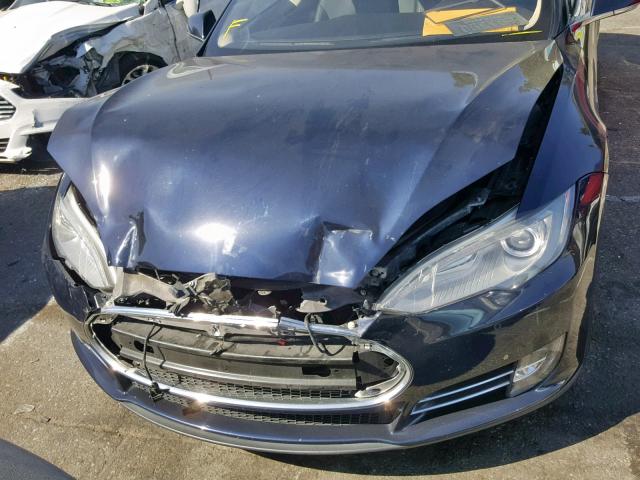 5YJSA1H1XEFP32623 - 2014 TESLA MODEL S أسود صورة 9