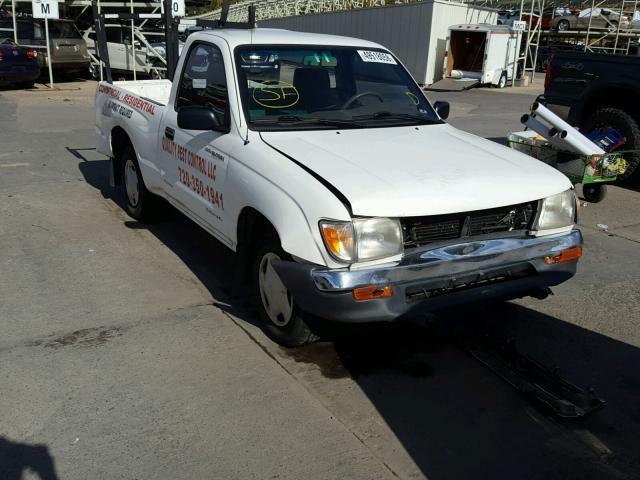 4TANL42N9XZ403358 - 1999 TOYOTA TACOMA WHITE photo 1