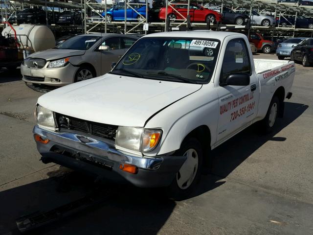 4TANL42N9XZ403358 - 1999 TOYOTA TACOMA WHITE photo 2