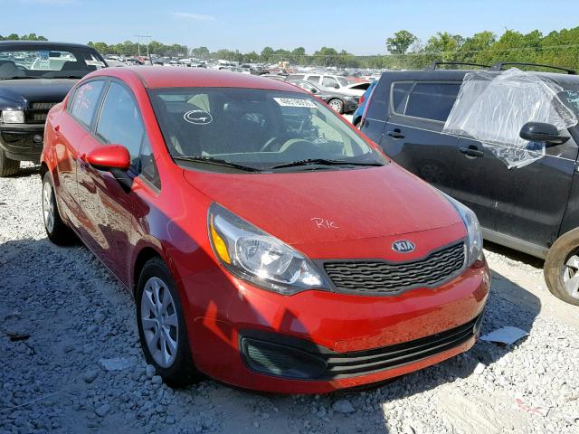 KNADM4A3XF6425444 - 2015 KIA RIO LX RED photo 1