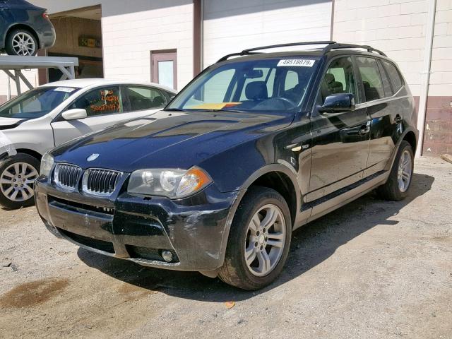 WBXPA93406WD34152 - 2006 BMW X3 3.0I BLACK photo 2