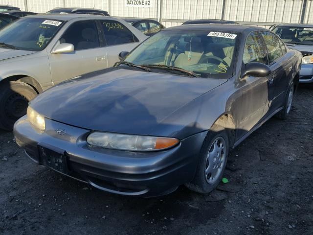 1G3NL52E54C173228 - 2004 OLDSMOBILE ALERO GL GRAY photo 2