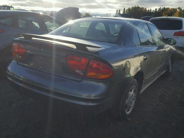 1G3NL52E54C173228 - 2004 OLDSMOBILE ALERO GL GRAY photo 4