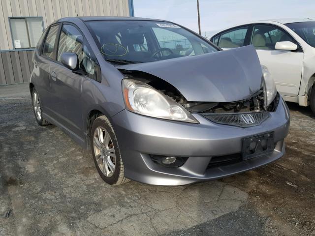 JHMGE8G42AC006517 - 2010 HONDA FIT SPORT SILVER photo 1