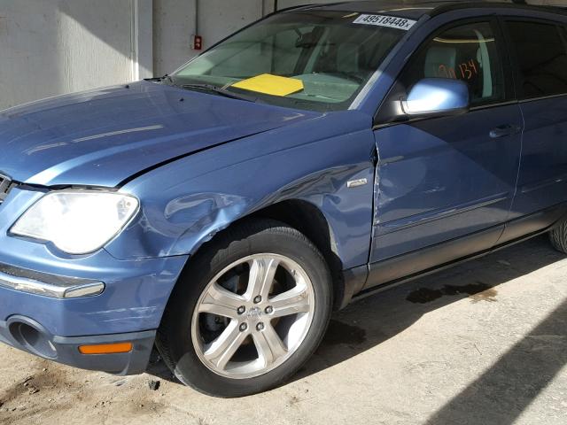 2A8GM68X17R148786 - 2007 CHRYSLER PACIFICA T BLUE photo 9