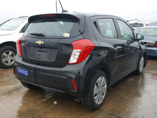 KL8CB6SA9HC824694 - 2017 CHEVROLET SPARK LS BLACK photo 4