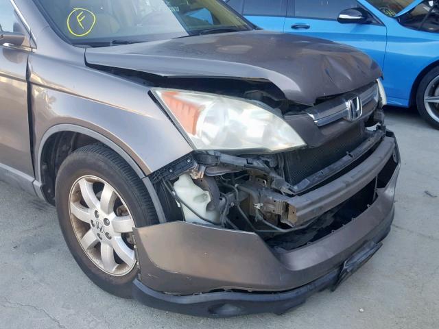 5J6RE38709L005703 - 2009 HONDA CR-V EXL TAN photo 9