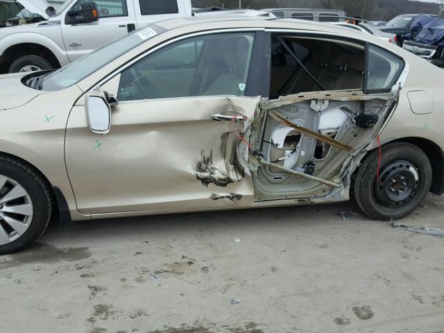 1HGCR3F84EA017467 - 2014 HONDA ACCORD EXL BEIGE photo 9