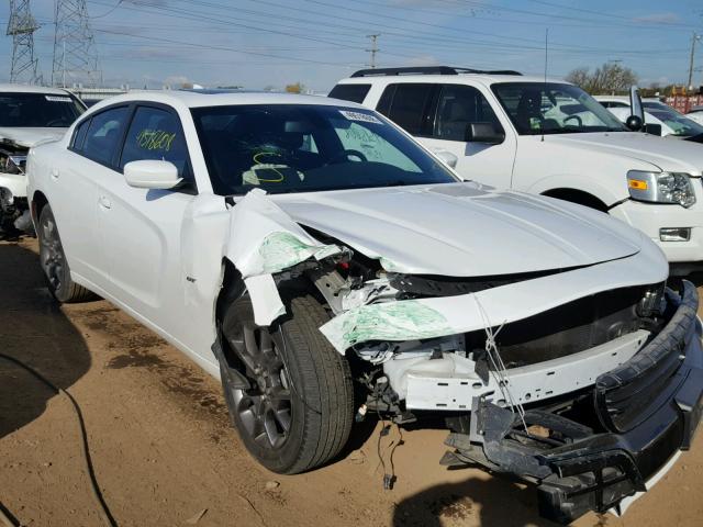2C3CDXJG7JH115976 - 2018 DODGE CHARGER GT WHITE photo 1