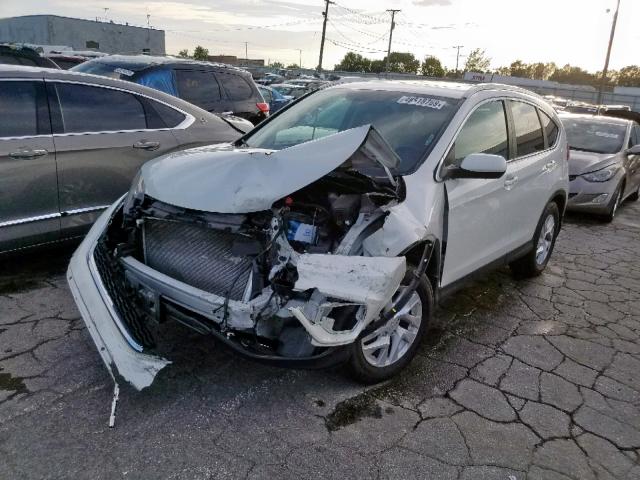 5J6RM4H70GL024970 - 2016 HONDA CR-V EXL WHITE photo 2