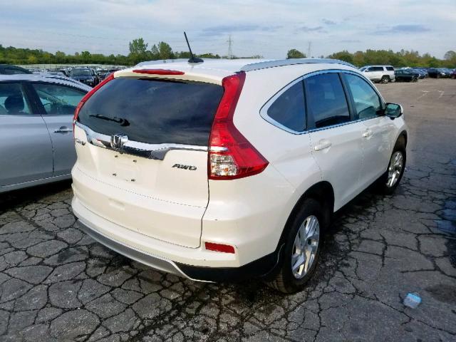 5J6RM4H70GL024970 - 2016 HONDA CR-V EXL WHITE photo 4