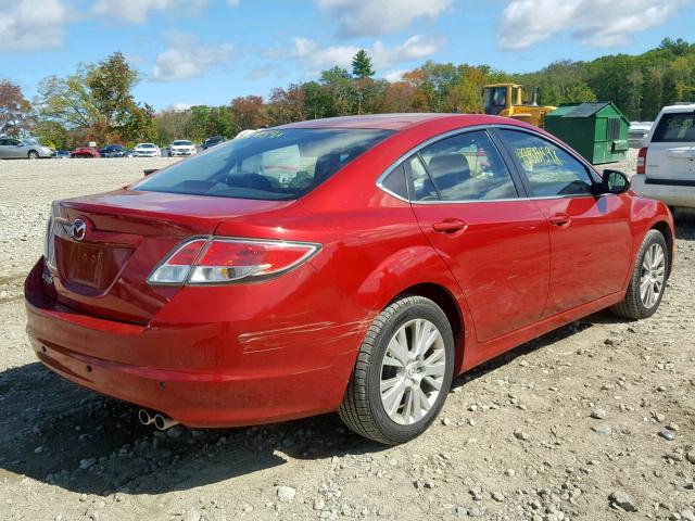 1YVHZ8CHXA5M16788 - 2010 MAZDA 6 I RED photo 4