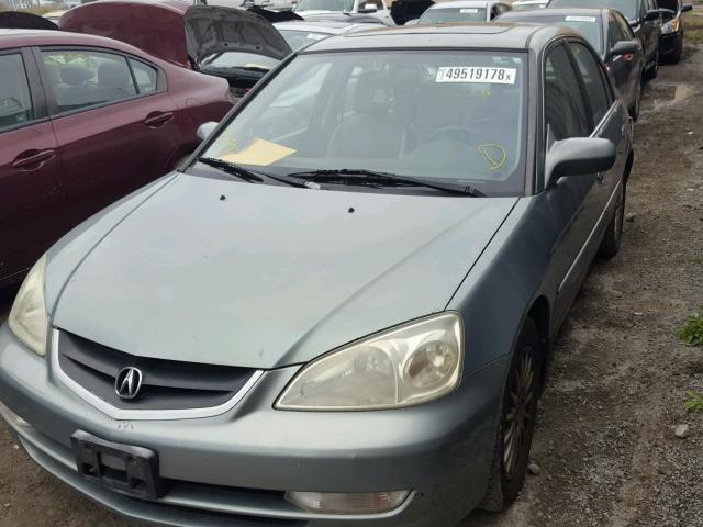 2HHES36891H005545 - 2001 ACURA 1.7EL PREM GREEN photo 2