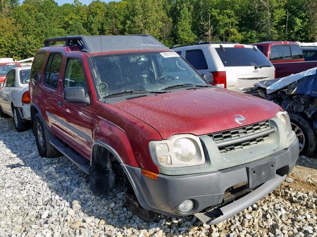 5N1ED28Y22C543119 - 2002 NISSAN XTERRA XE MAROON photo 1