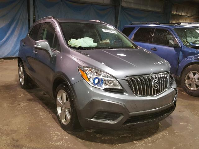 KL4CJASB5FB129423 - 2015 BUICK ENCORE GRAY photo 1