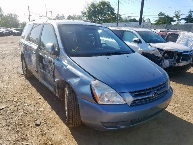 KNDMG4C33A6330191 - 2010 KIA SEDONA LX BLUE photo 1