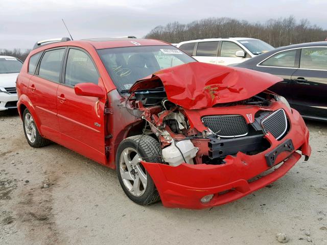 5Y2SL65876Z420313 - 2006 PONTIAC VIBE RED photo 1