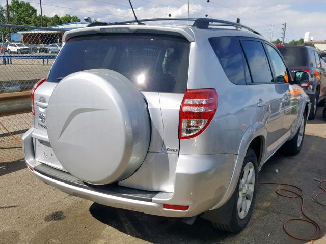 2T3DK4DV6CW089470 - 2012 TOYOTA RAV4 LIMIT SILVER photo 4