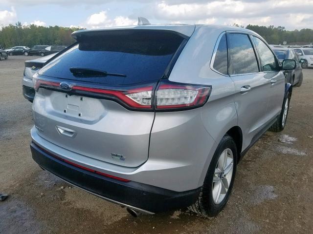 2FMTK4J99FBB68427 - 2015 FORD EDGE SEL WHITE photo 4