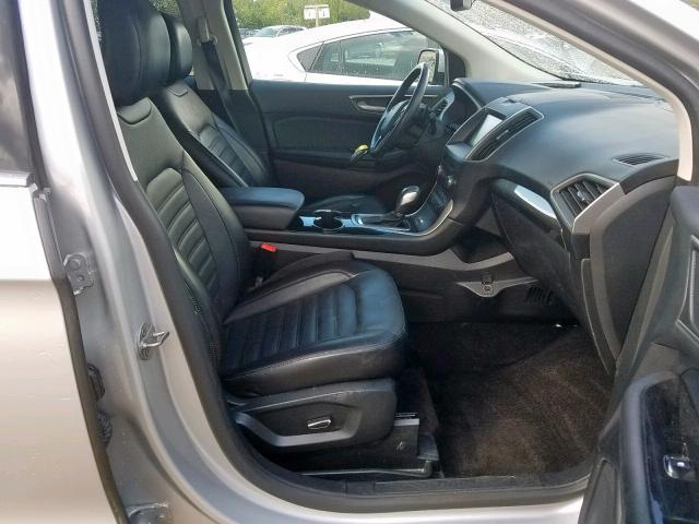 2FMTK4J99FBB68427 - 2015 FORD EDGE SEL WHITE photo 5