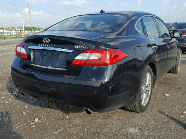 JN1BY1AR7DM603260 - 2013 INFINITI M37 X BLACK photo 4