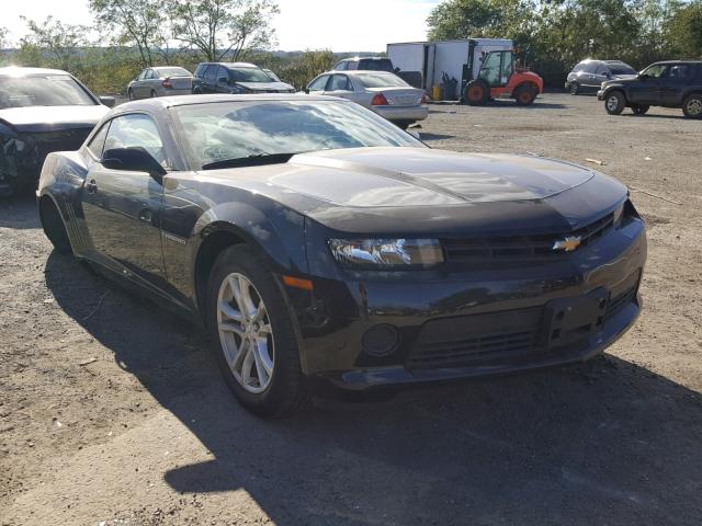 2G1FB1E31F9301672 - 2015 CHEVROLET CAMARO LS BLACK photo 1