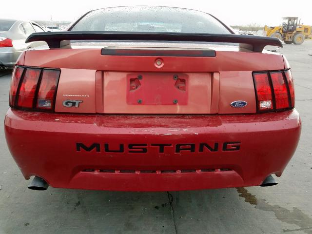 1FAFP42X72F105891 - 2002 FORD MUSTANG GT BURGUNDY photo 9