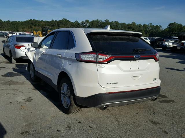 2FMPK3J92JBB36309 - 2018 FORD EDGE SEL WHITE photo 3