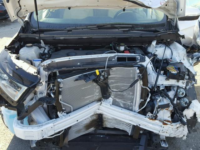 2FMPK3J92JBB36309 - 2018 FORD EDGE SEL WHITE photo 7