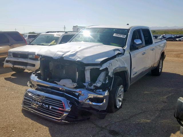 1C6SRFRT1KN812936 - 2019 RAM 1500 LARAM WHITE photo 2