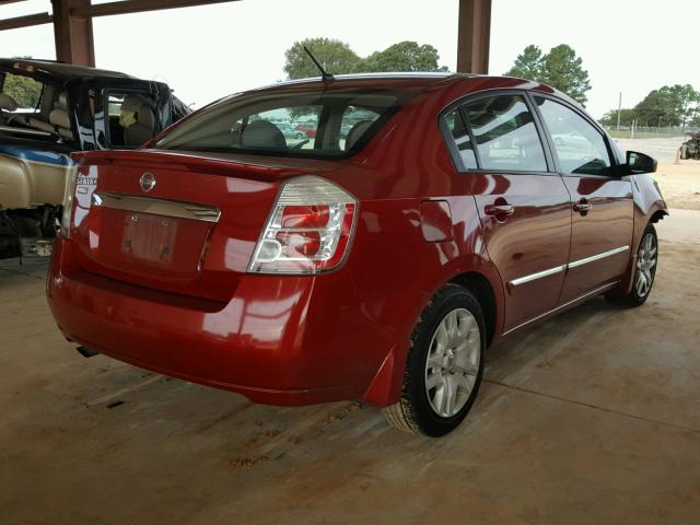 3N1AB6AP7CL733783 - 2012 NISSAN SENTRA 2.0 RED photo 4