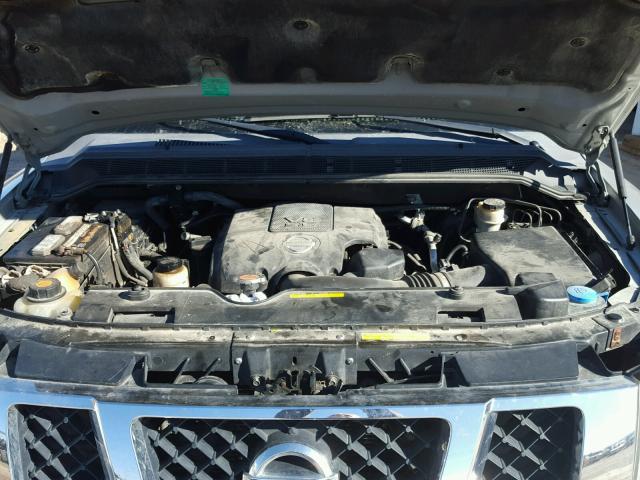 5N1AA08C88N609802 - 2008 NISSAN ARMADA SE SILVER photo 7