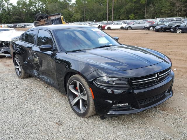 2C3CDXHG8HH543555 - 2017 DODGE CHARGER SX BLACK photo 1