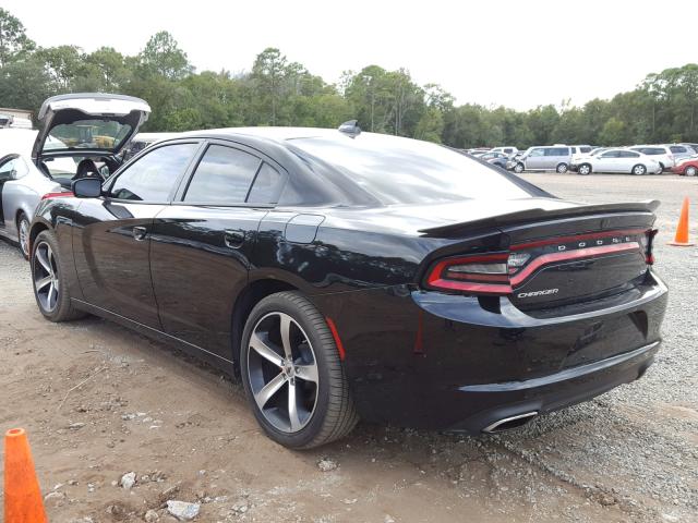 2C3CDXHG8HH543555 - 2017 DODGE CHARGER SX BLACK photo 3